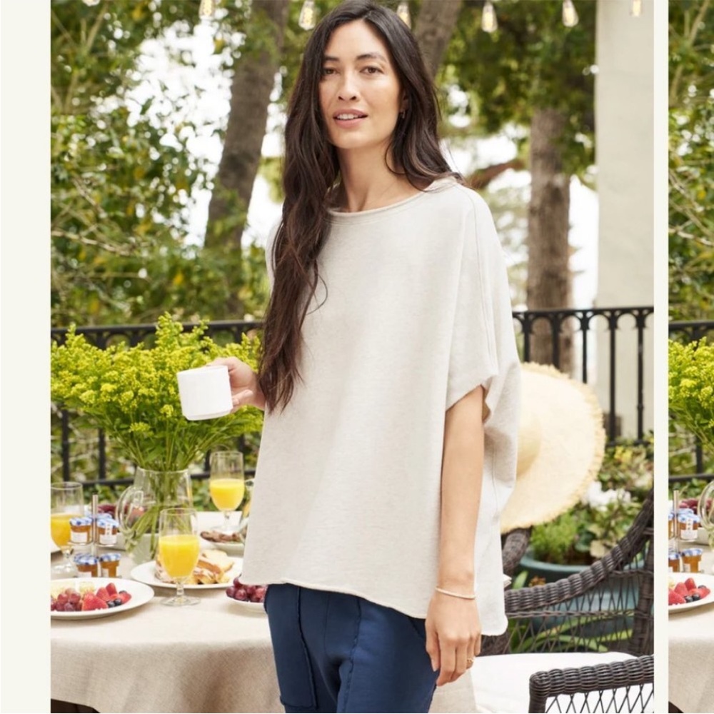 Elegant Cream Women's Top Frank & Eileen OS